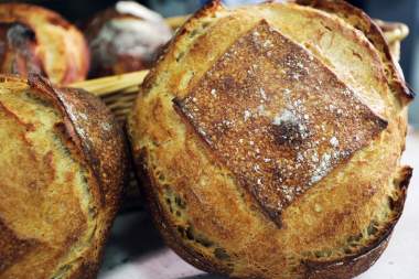 Loaf of miso bread